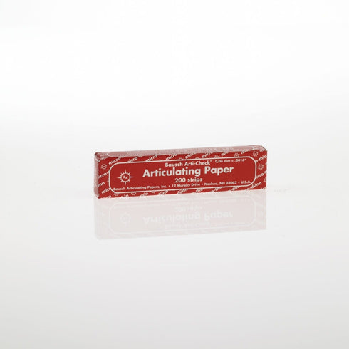 Bausch Arti-Check Micro-Thin 40μ 40 microns Blue Red Horseshoe Strips Progressive Color Transfer